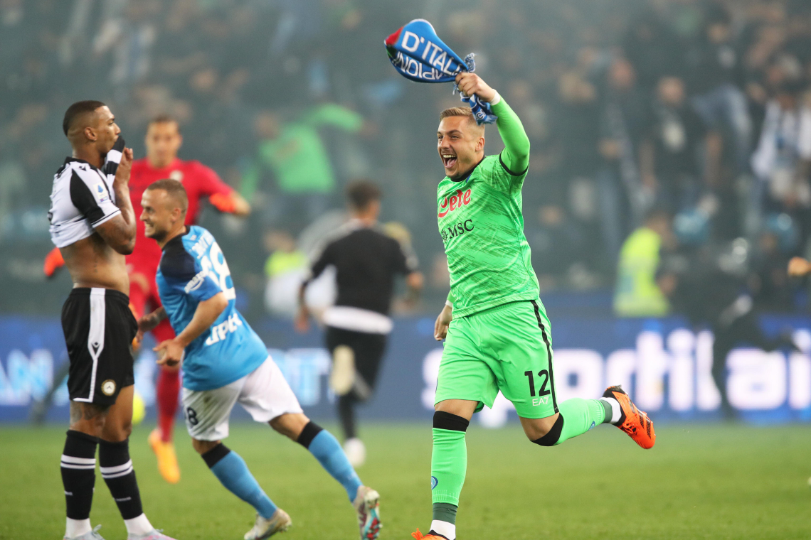 Napoli v Vidmu prišel do tretjega naslova prvaka