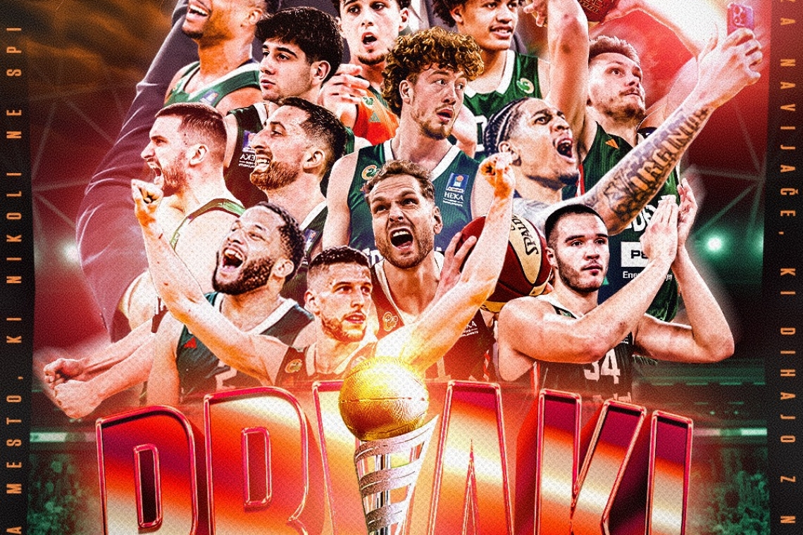 Cedevita Olimpija v Stožicah osvojila 22. državno prvenstvo