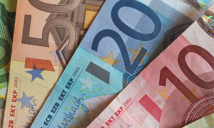 Evro ohranja drugo mesto med svetovnimi valutami, a pred njim so številna tveganja