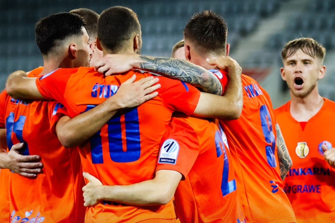 Celjski nogometaši po izvrstni predstavi v Švici na pragu napredovanja